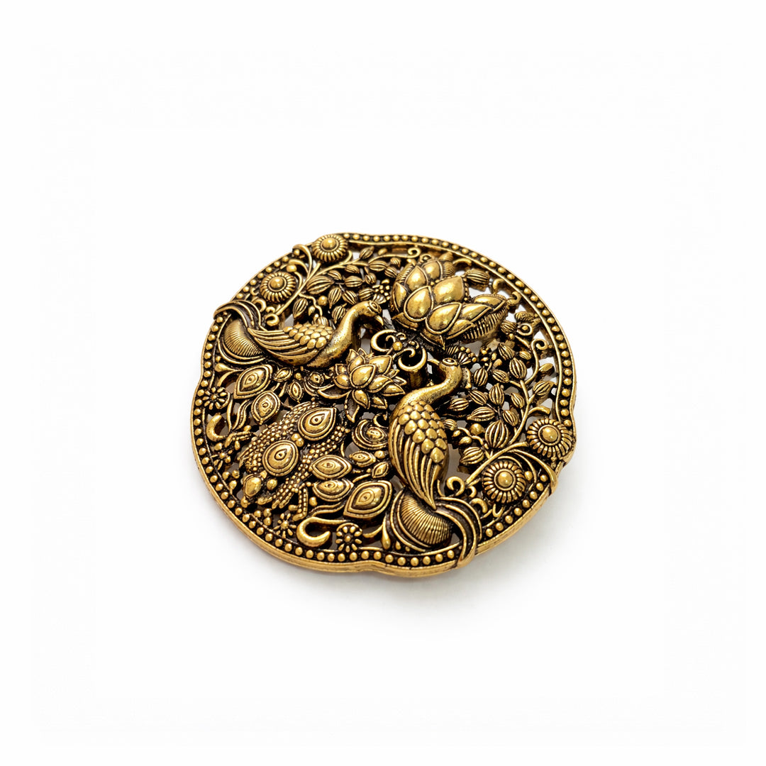 Peacock Splender Brooch