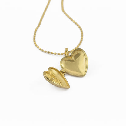 Love Locked Golden Necklace