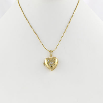 Love Locked Golden Necklace
