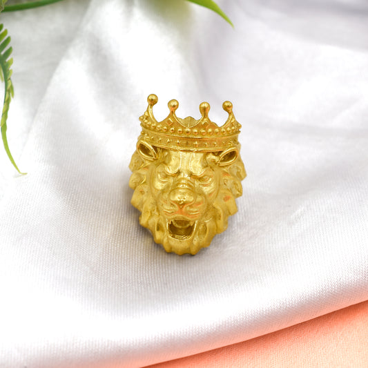 Lion Face Ring