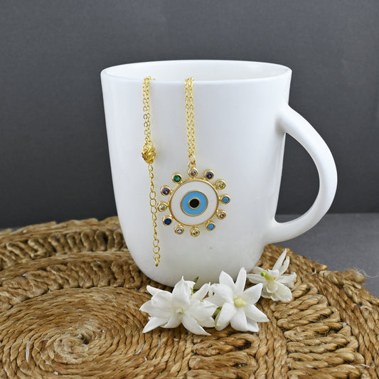 Evil Eye Stone Necklace