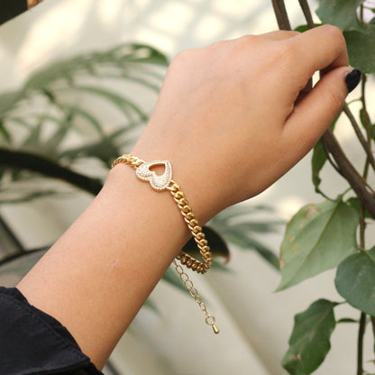 Heart In Heart Bracelet