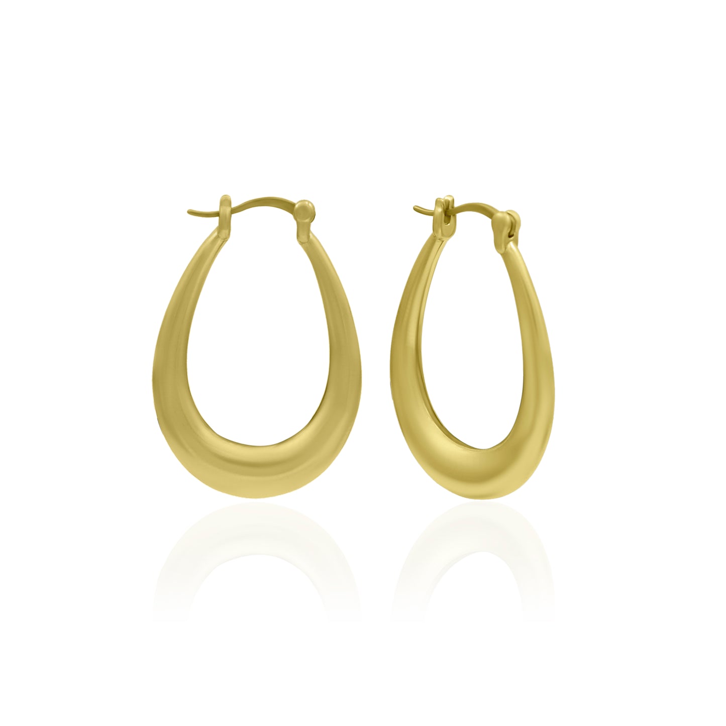 Divine Drop Hoop Earrings