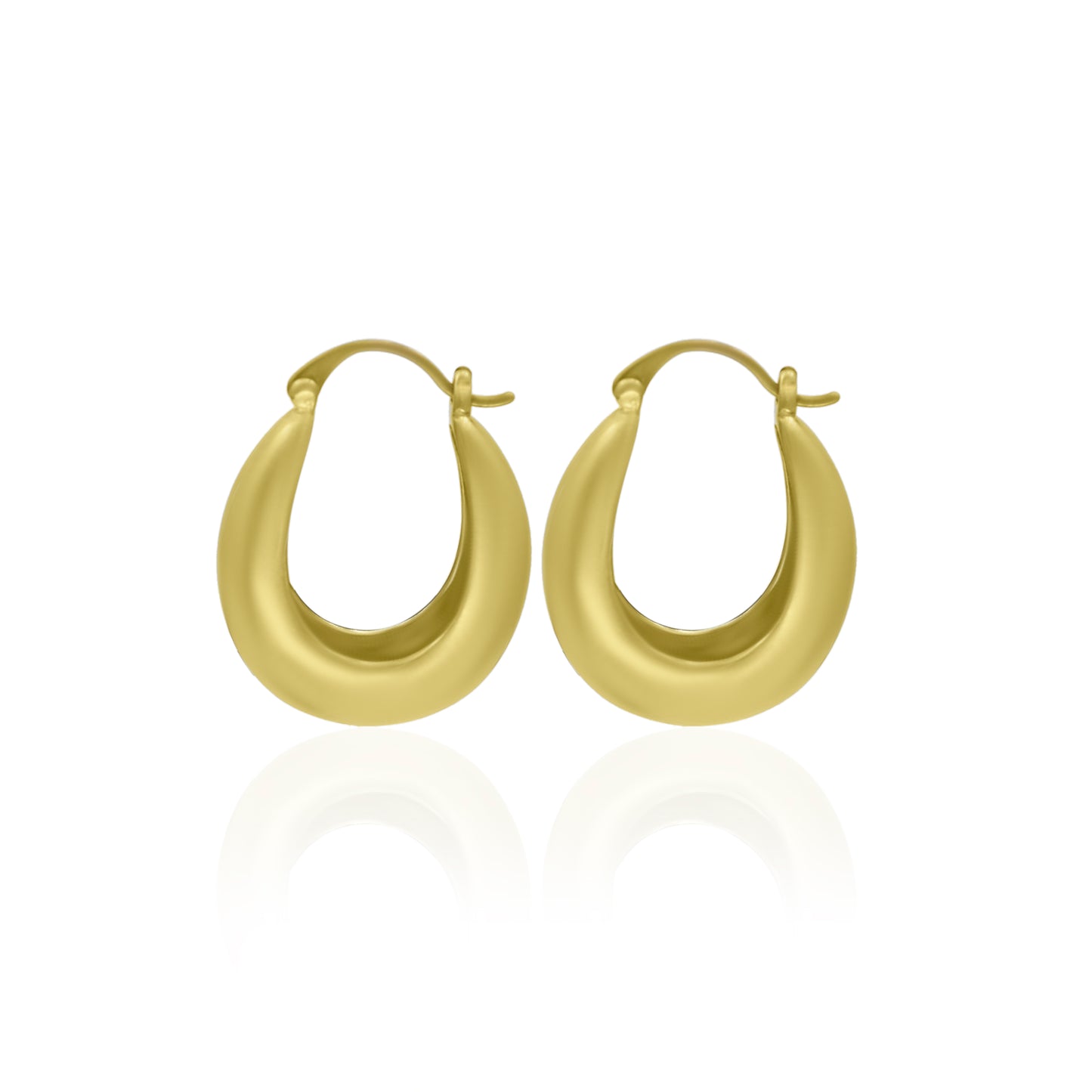 Divine Drop Hoop Earrings