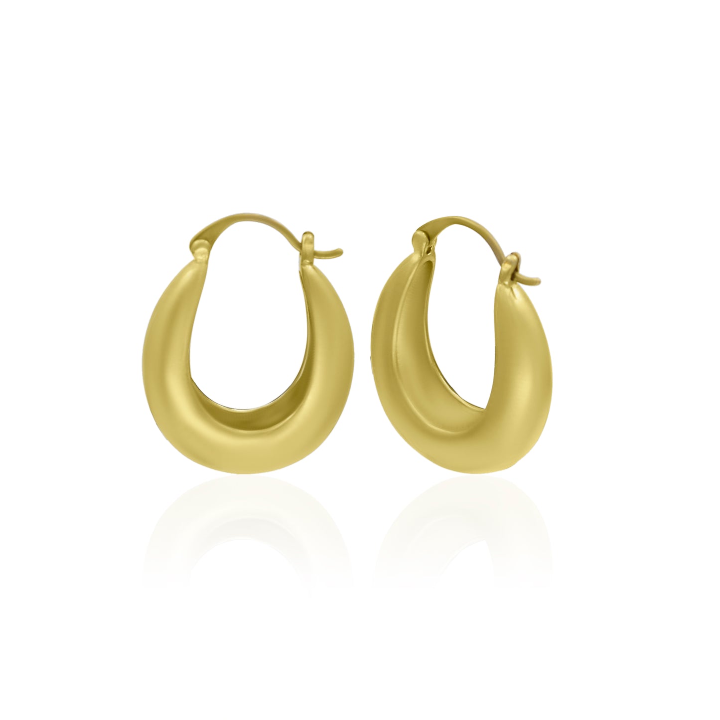 Divine Drop Hoop Earrings