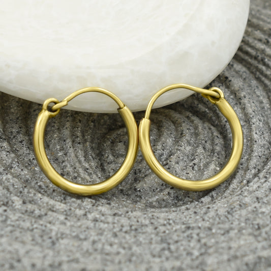 Ring Of Joy Hoop Earrings