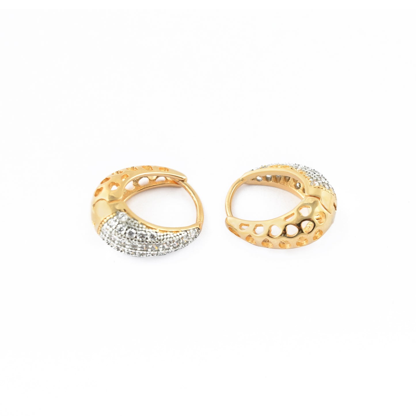 Luxe Swirl Hoop Earrings