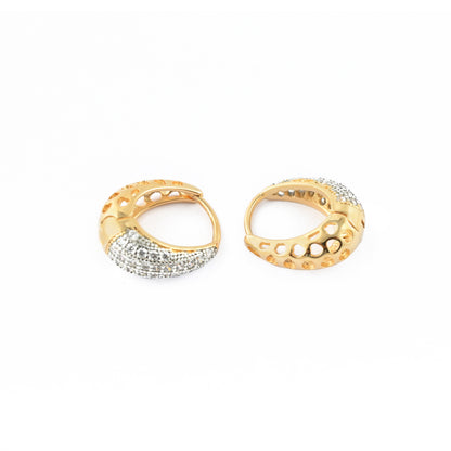 Luxe Swirl Hoop Earrings