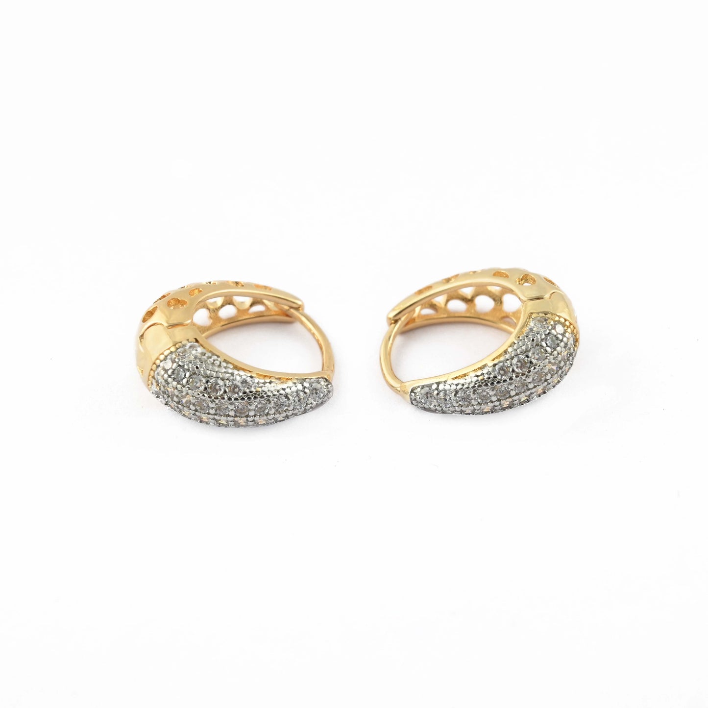 Luxe Swirl Hoop Earrings