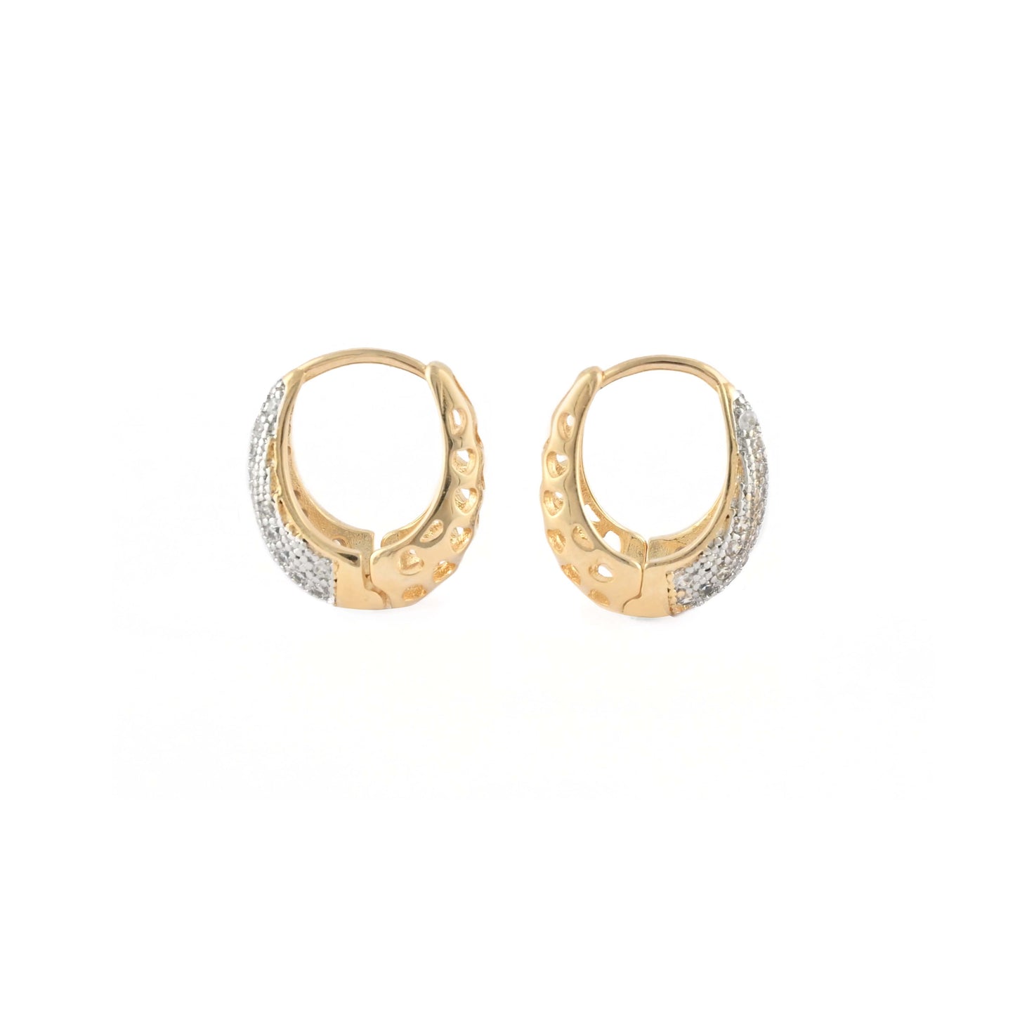 Luxe Swirl Hoop Earrings