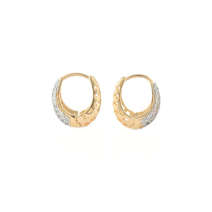 Luxe Swirl Hoop Earrings