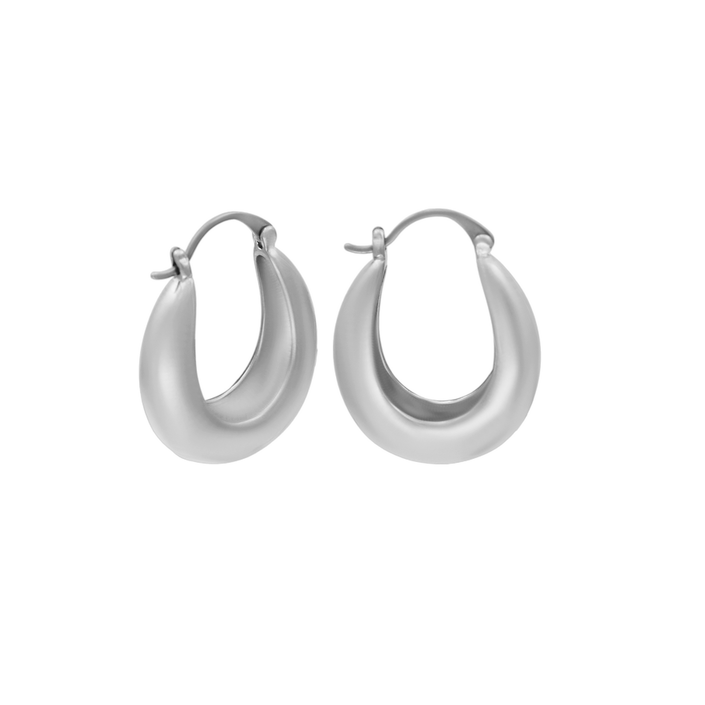 Metallic Chic Hoop Earrings