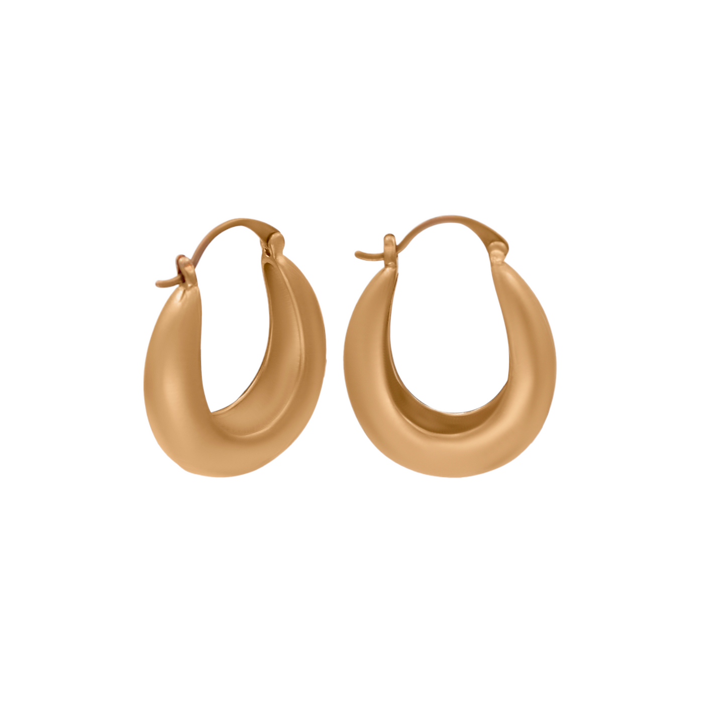 Metallic Chic Hoop Earrings