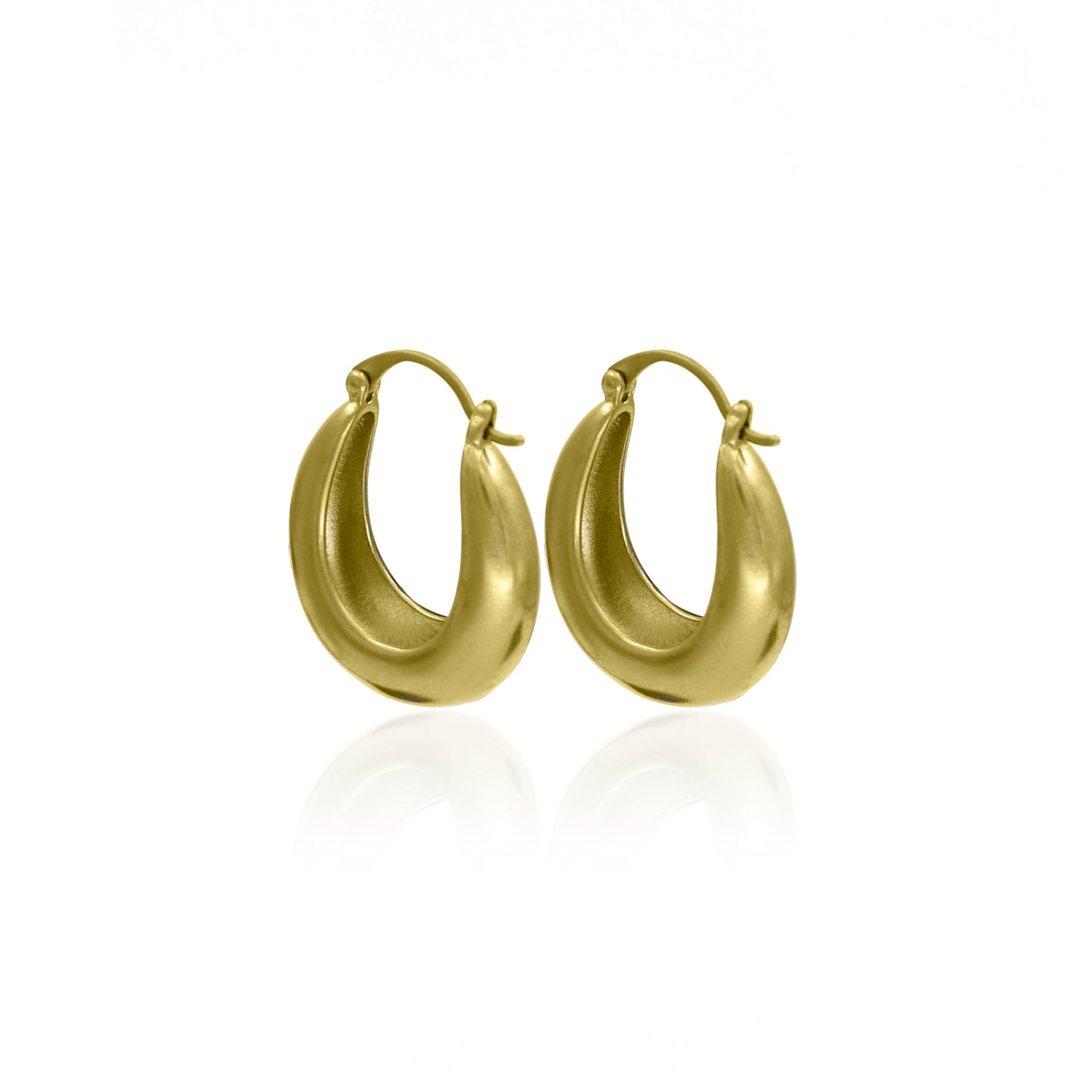 Metallic Chic Hoop Earrings