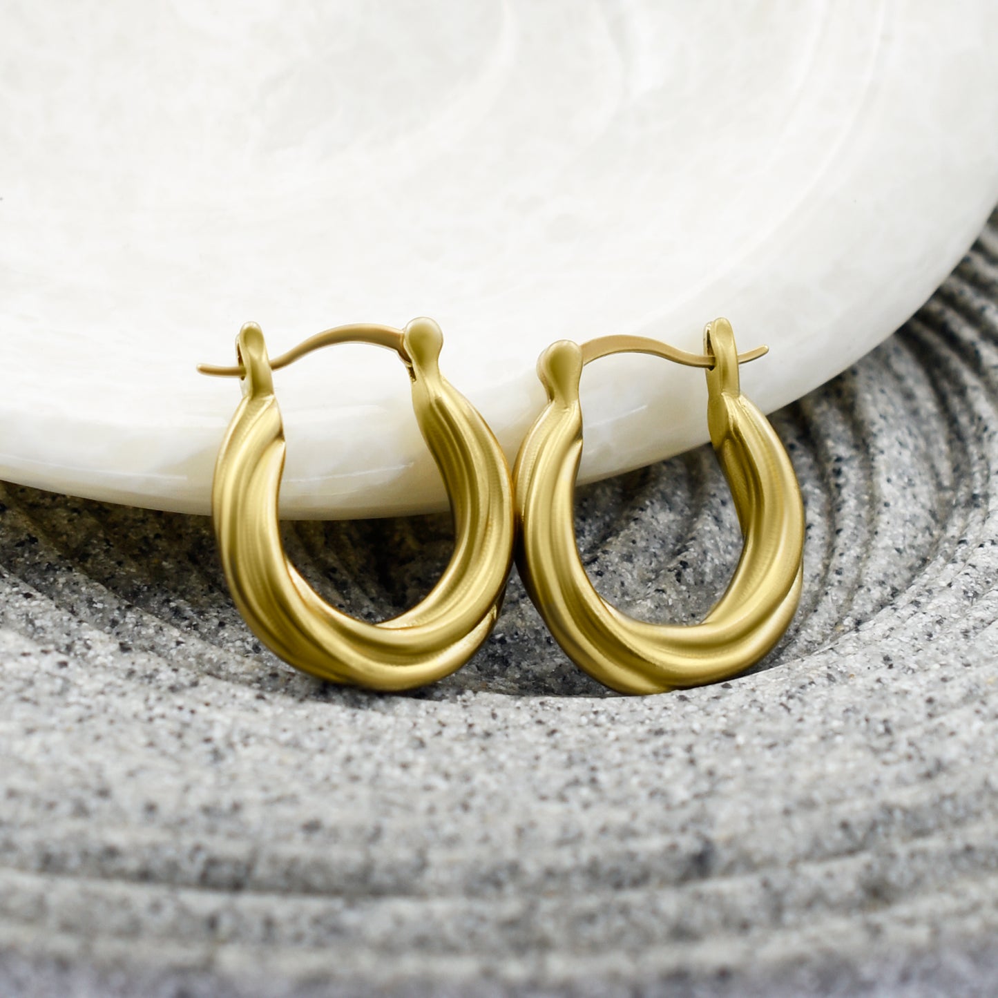 Spiral Of Ring Hoop Earrings