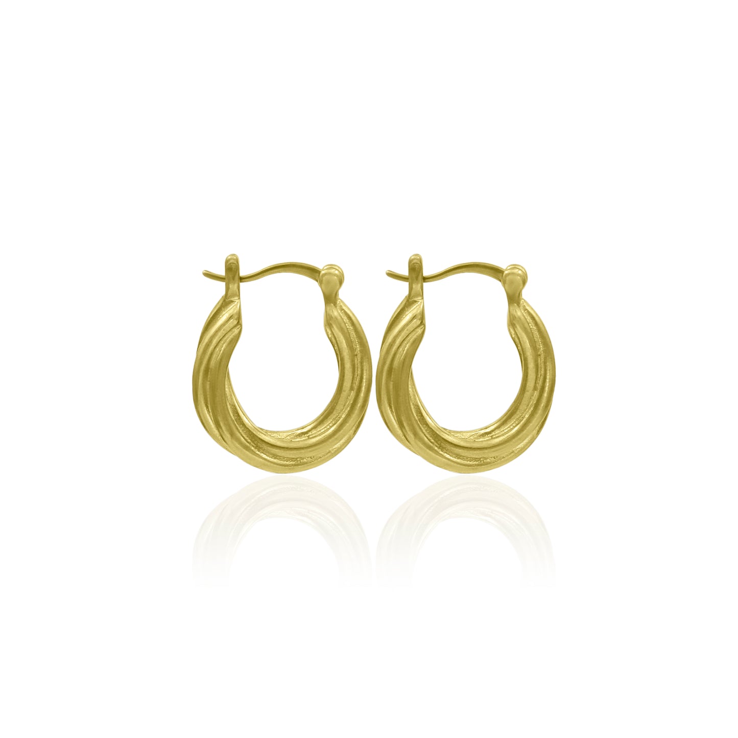 Spiral Of Ring Hoop Earrings