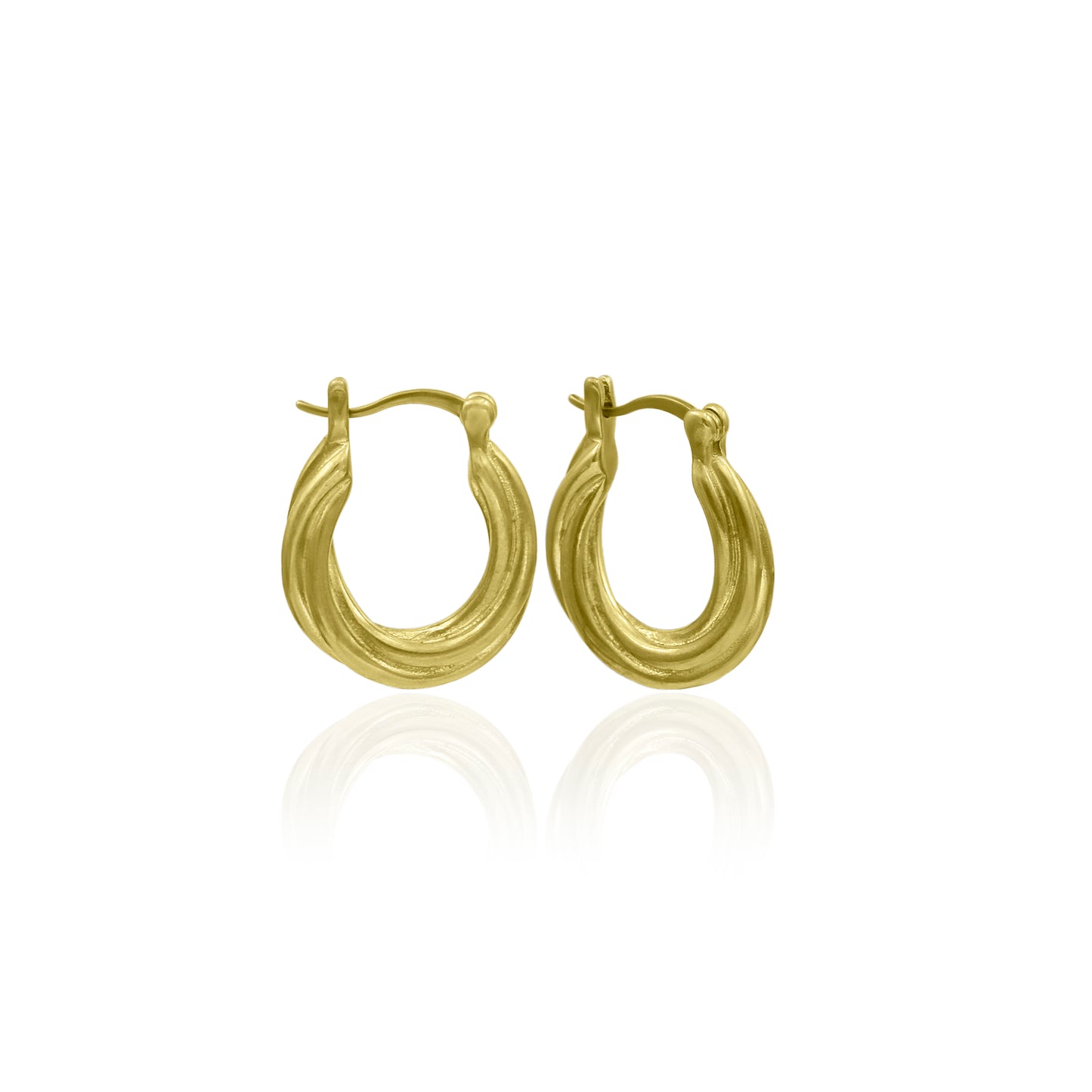 Spiral Of Ring Hoop Earrings