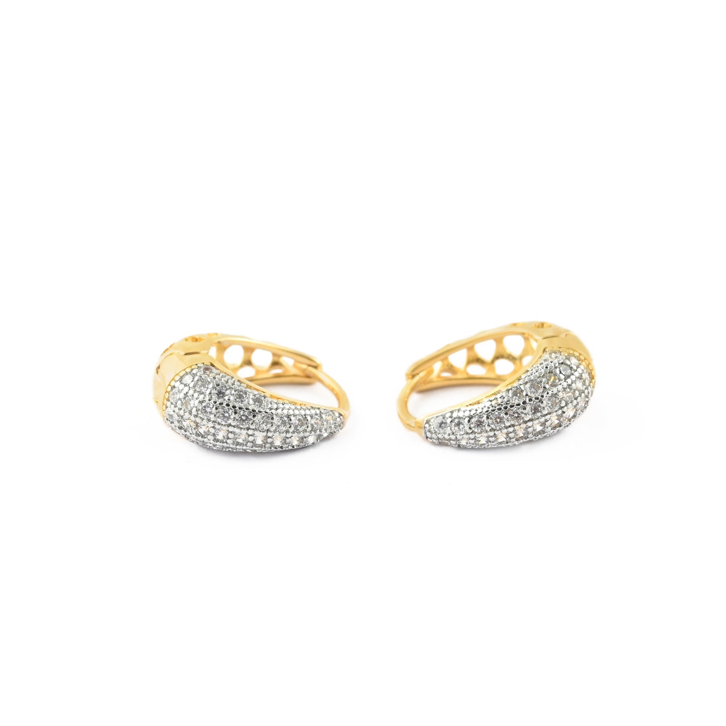 Luxe Swirl Hoop Earrings
