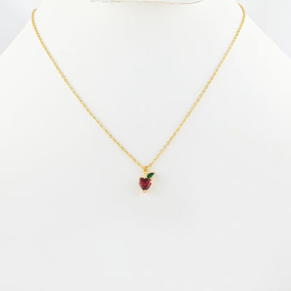Strawberry Golden Necklace