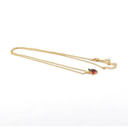Strawberry Golden Necklace