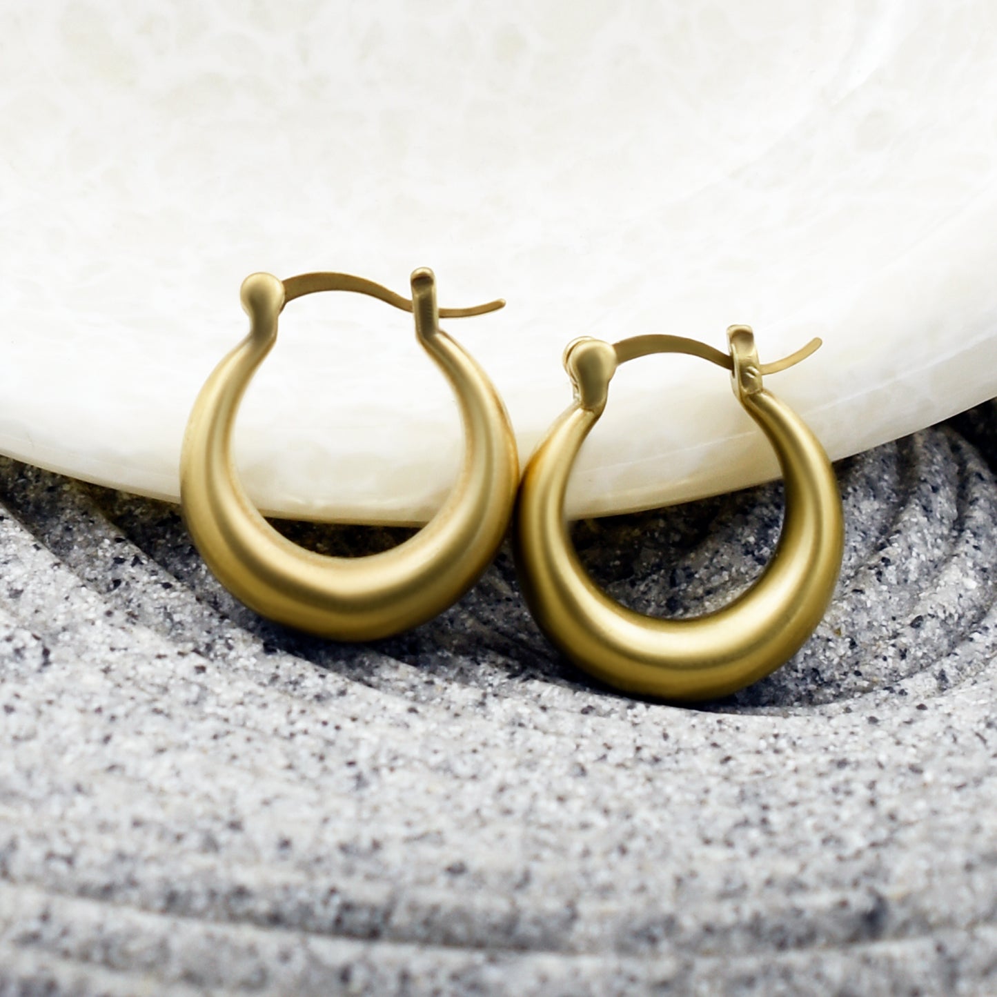 Enchanting Basket Hoop Earrings