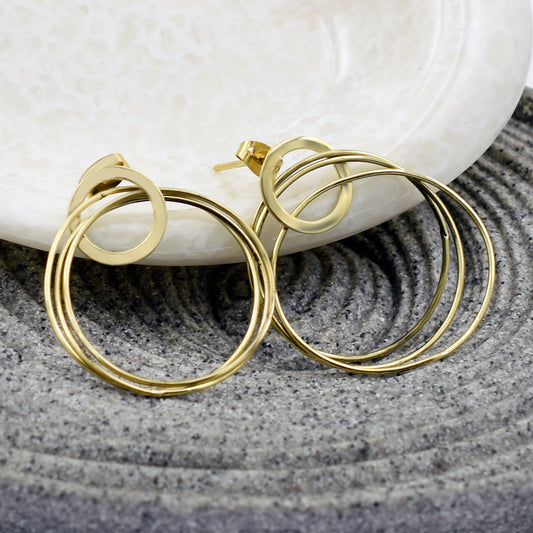 Trails Of Ring Stud Earrings