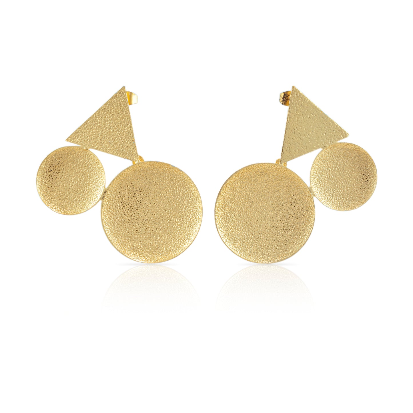 Golden Elegance Stud Earrings