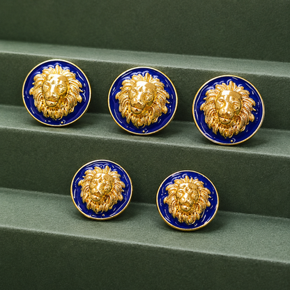 Heritage Lion Button
