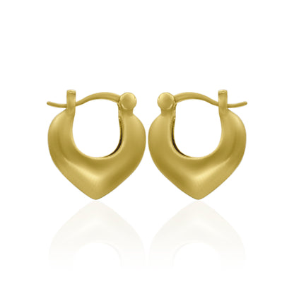 Catch The Light Basket Hoop Earrings