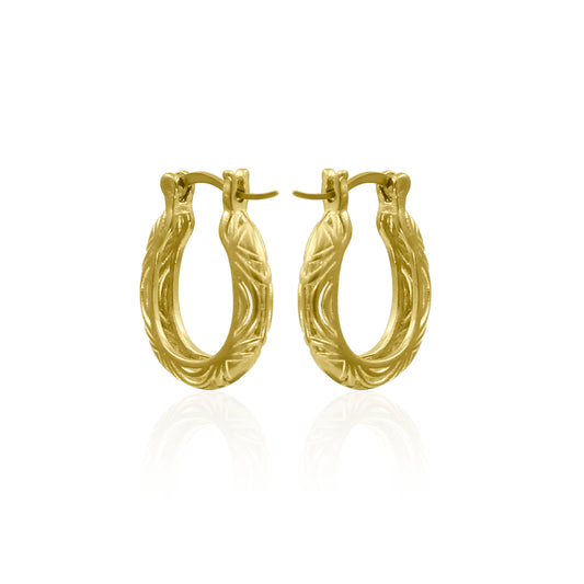 Blinky Drama Hoop Earrings