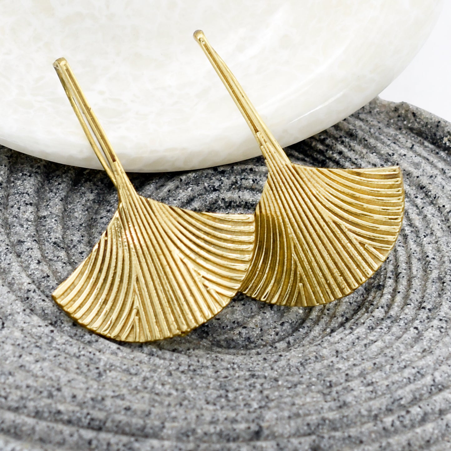 Senorita Fan Wings Hook Earrings