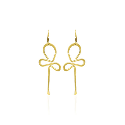 Key Of Life Hook Earrings