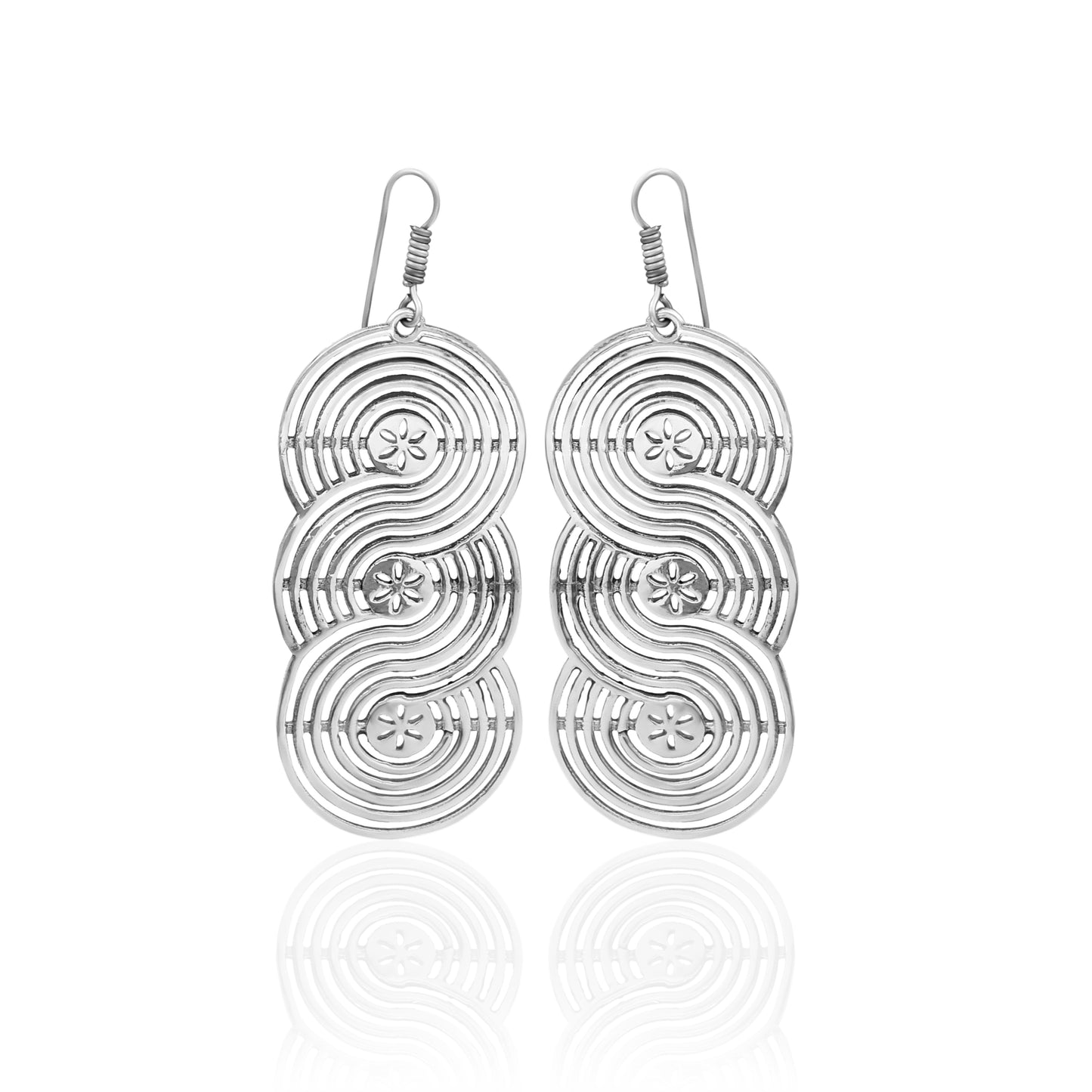 Reflection Of Love Hook Earrings