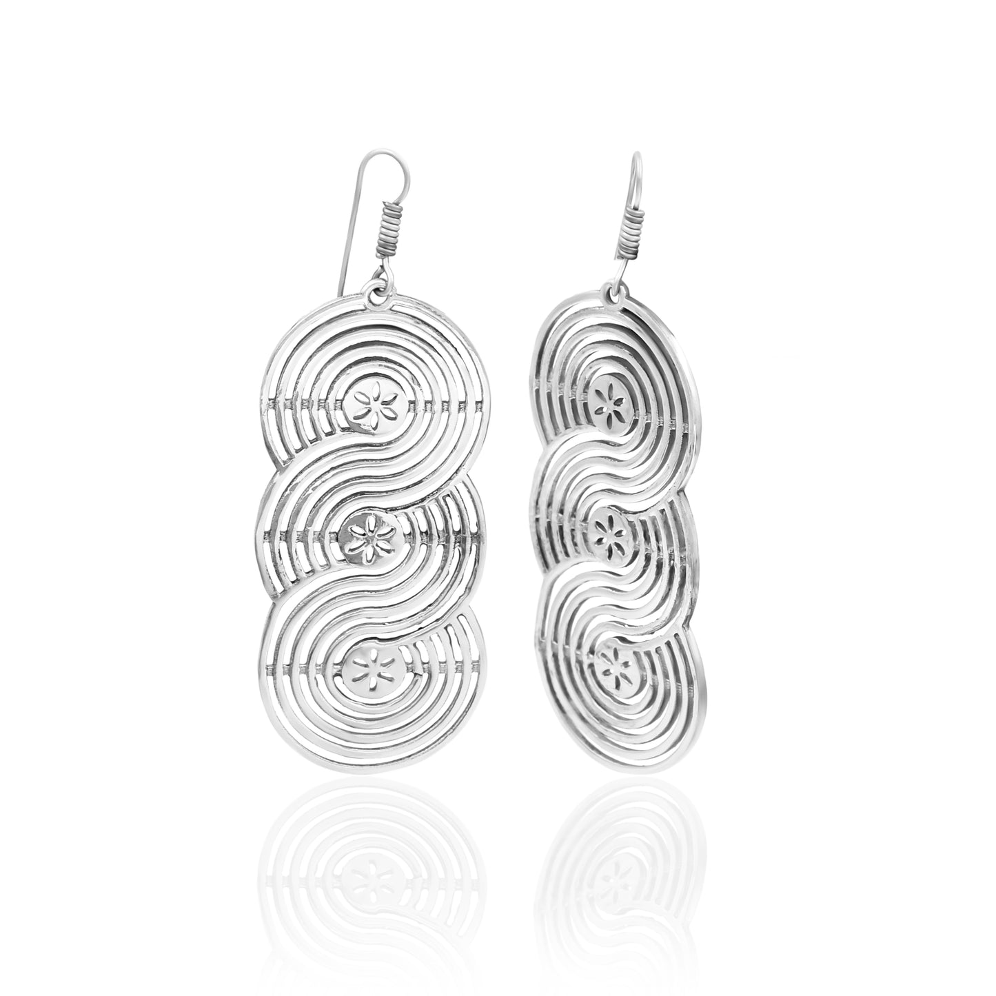 Reflection Of Love Hook Earrings