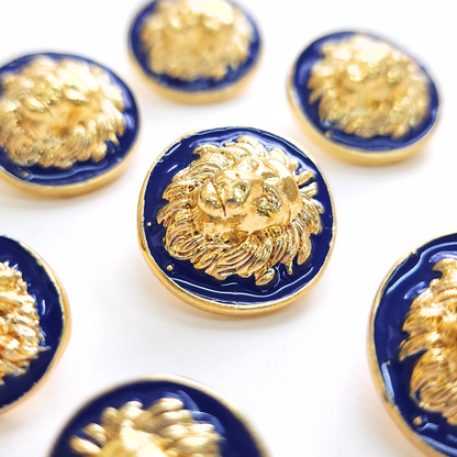 Heritage Lion Button