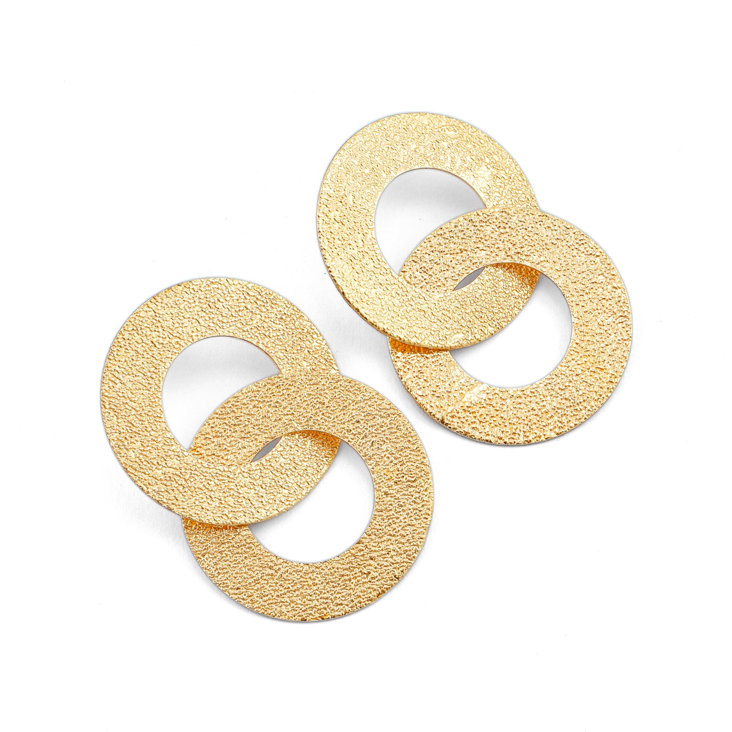 Connecting Circles Stud Earrings