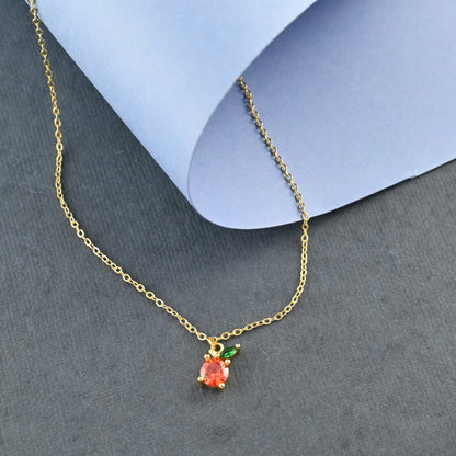 Apple Golden Necklace