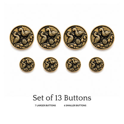 Sovereign Peacock Button