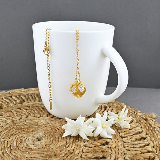 11:11 Heart Necklace