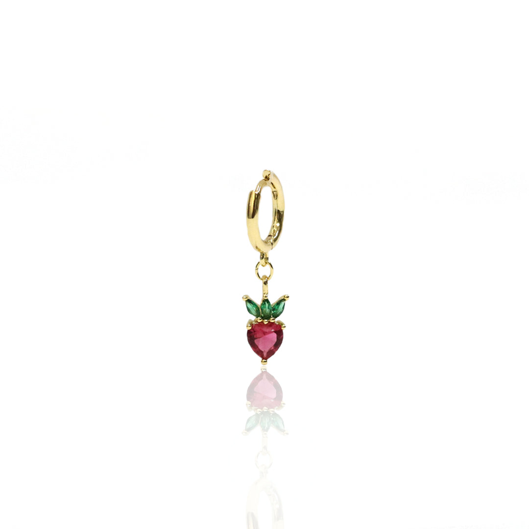 Fruit Basket Hoop Earrings