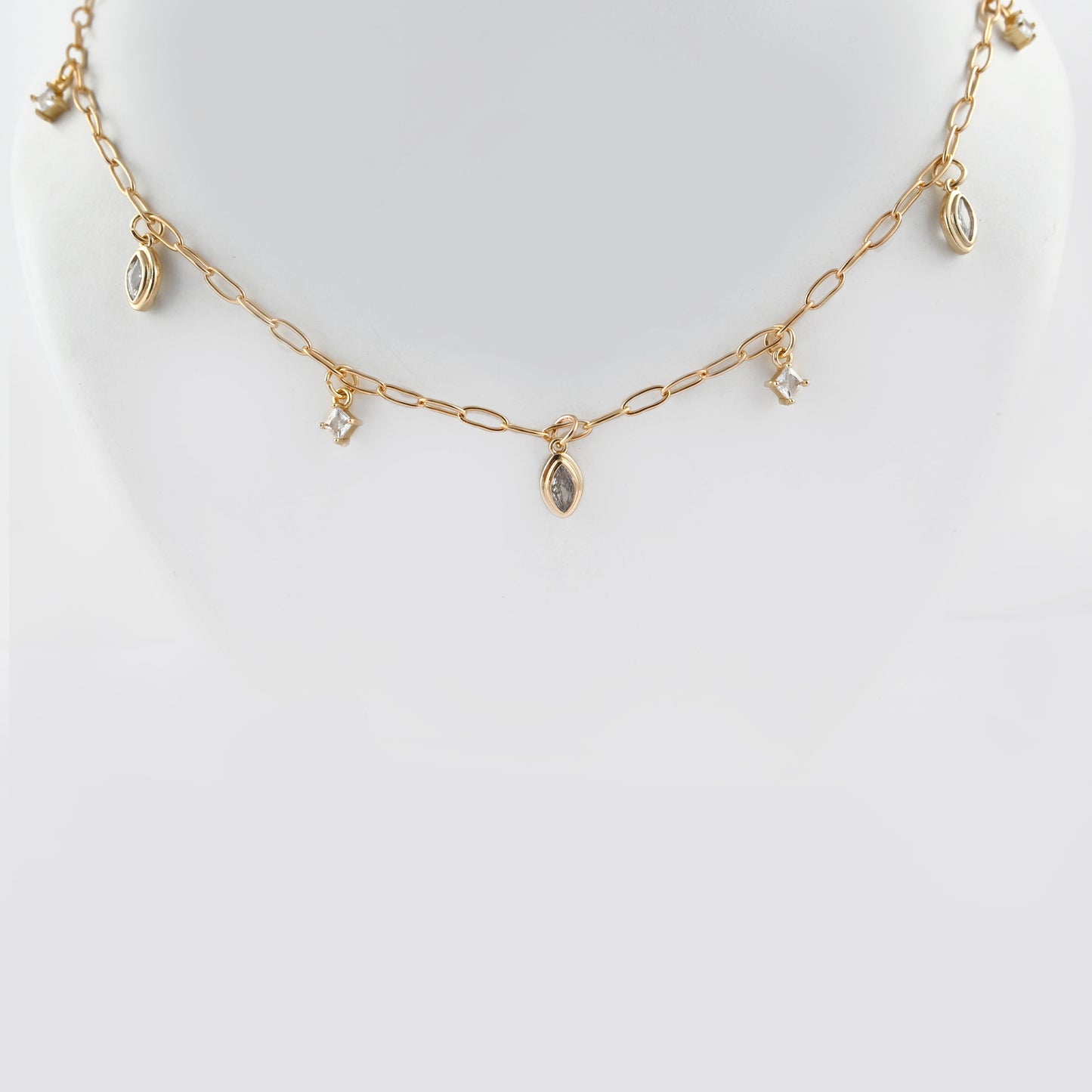 Glimmer Leaf Necklace