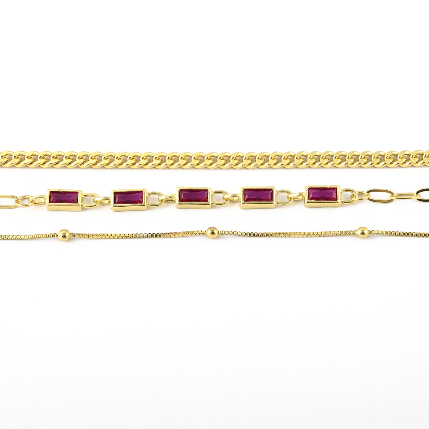 Gilded Garden Stack Bracelet