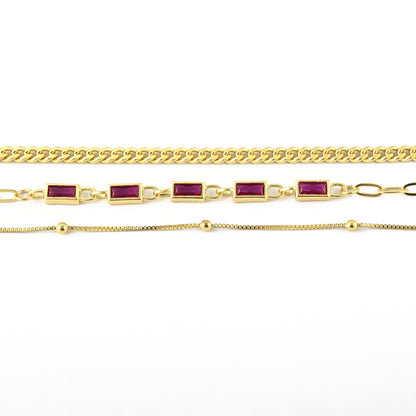 Gilded Garden Stack Bracelet