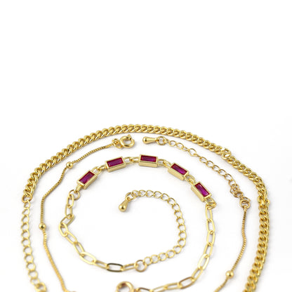 Gilded Garden Stack Bracelet