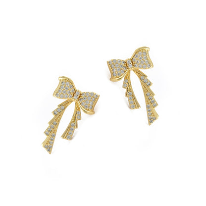 Celeste Bow Stud Earrings