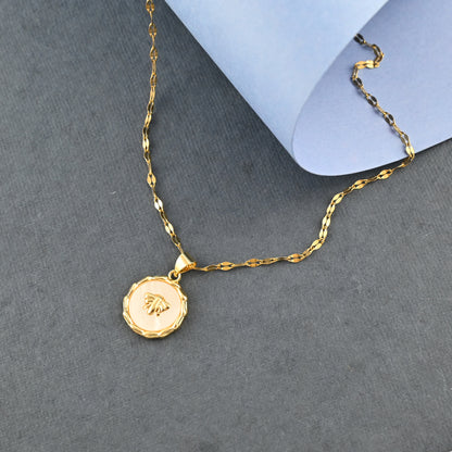 Queen Bee Medallion Necklace