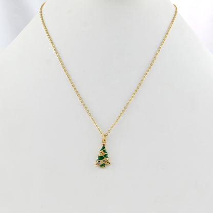 Tinsel & Twinkle Tree Necklace