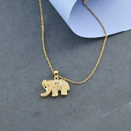 Elephant Charm Necklace