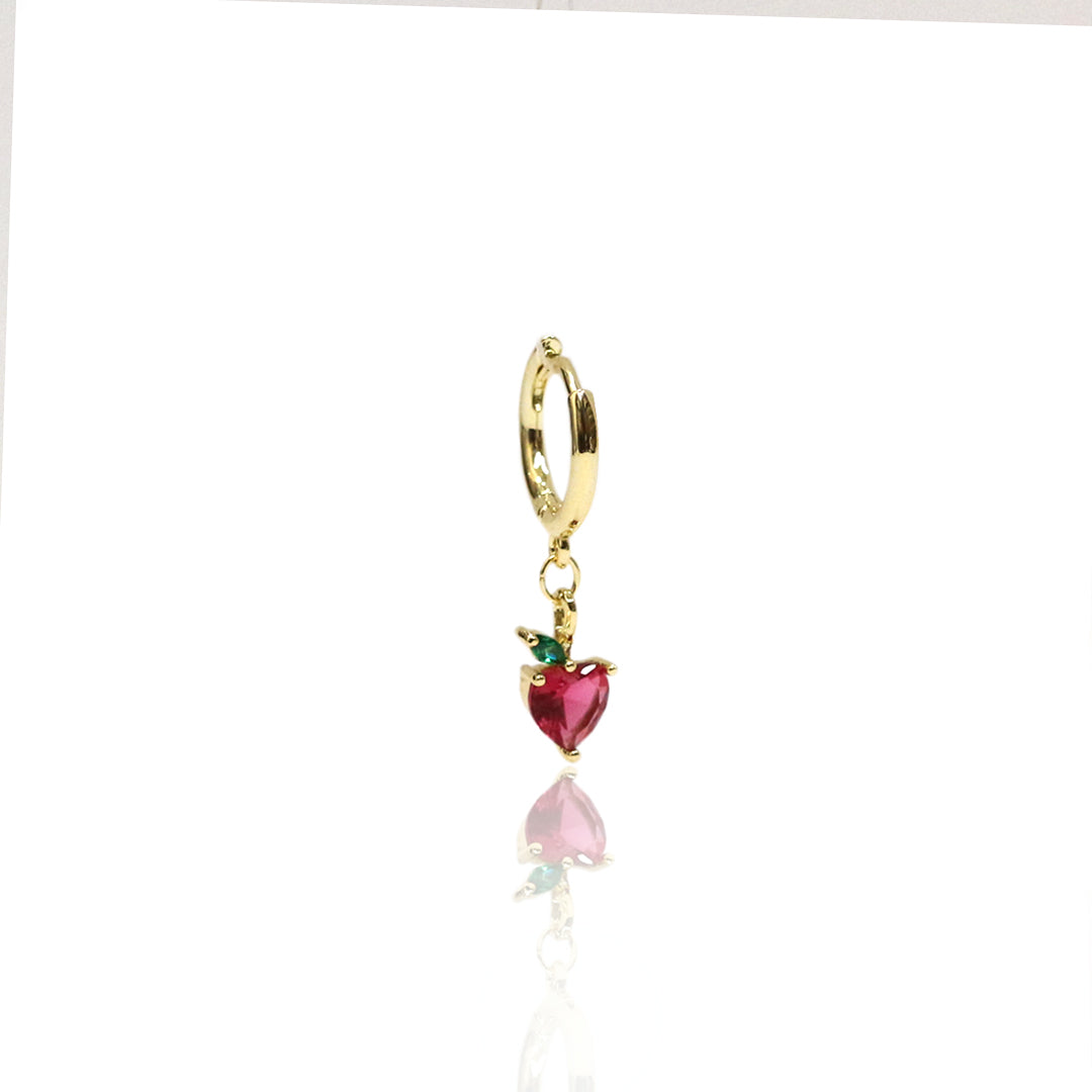 Fruit Basket Hoop Earrings
