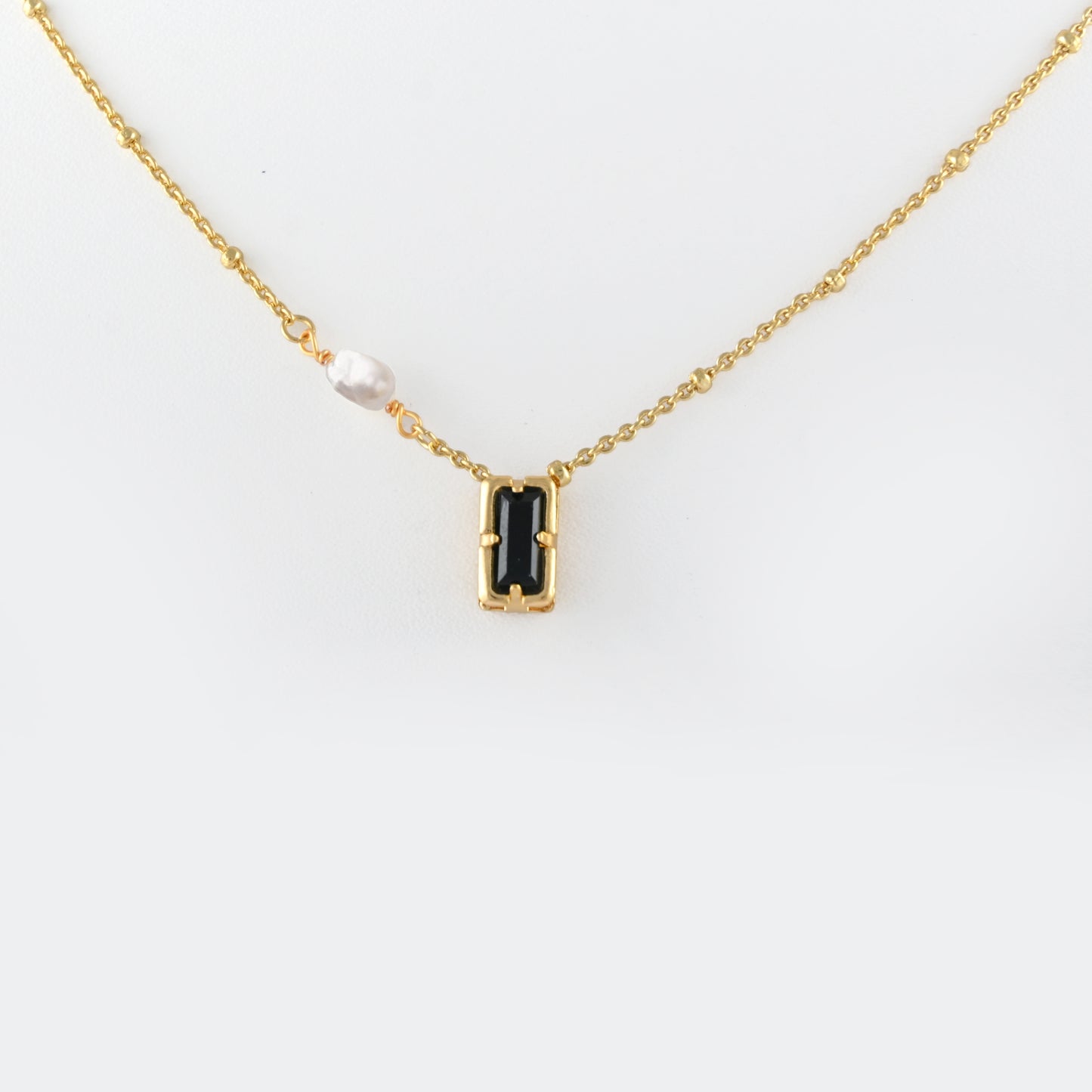 Dusk To Pearl Necklace